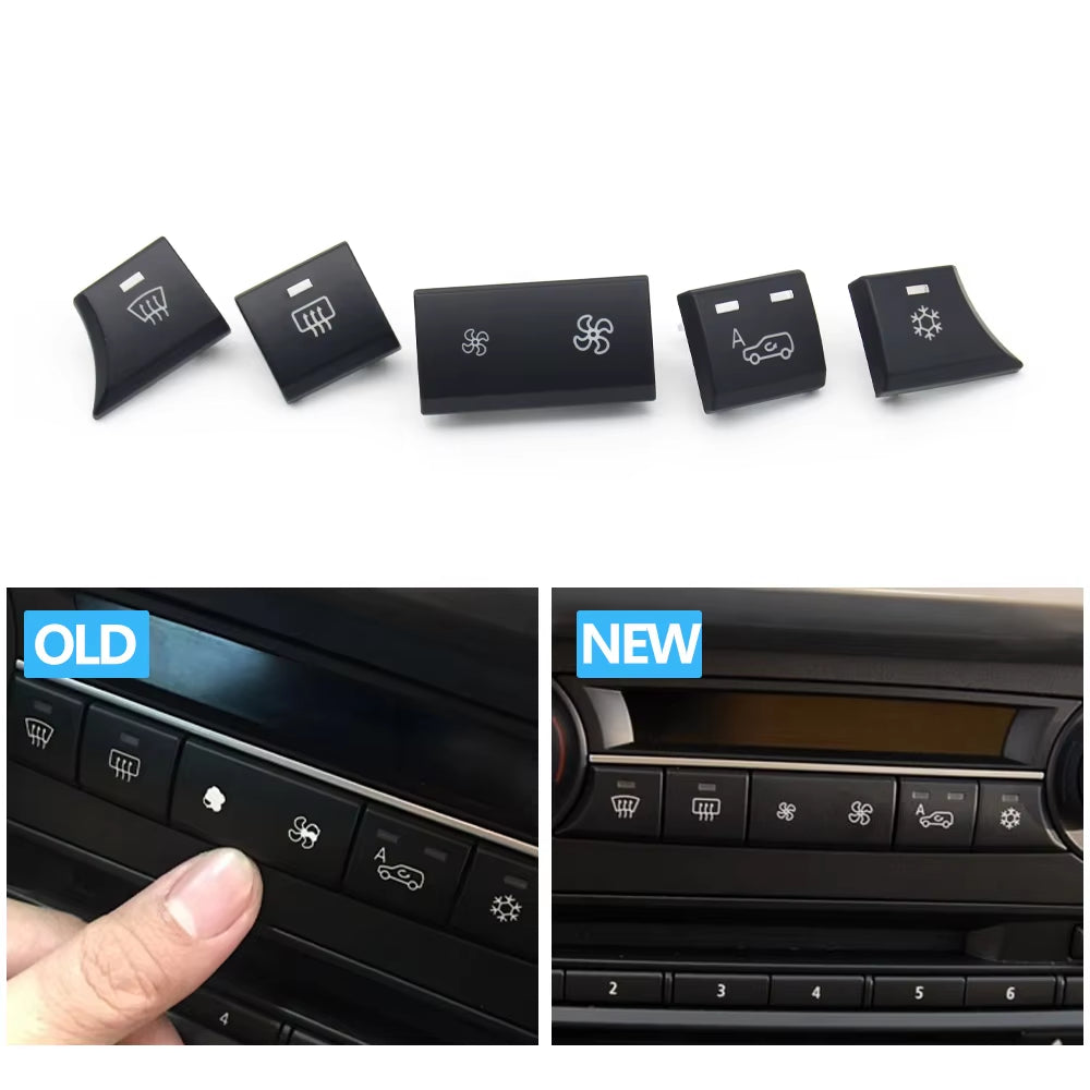 Car Heater Climate Control Fan Volume Air Conditioning Button Circulation Button For BMW X5 X6 E70 E71 E72 2007-2014 64119310445