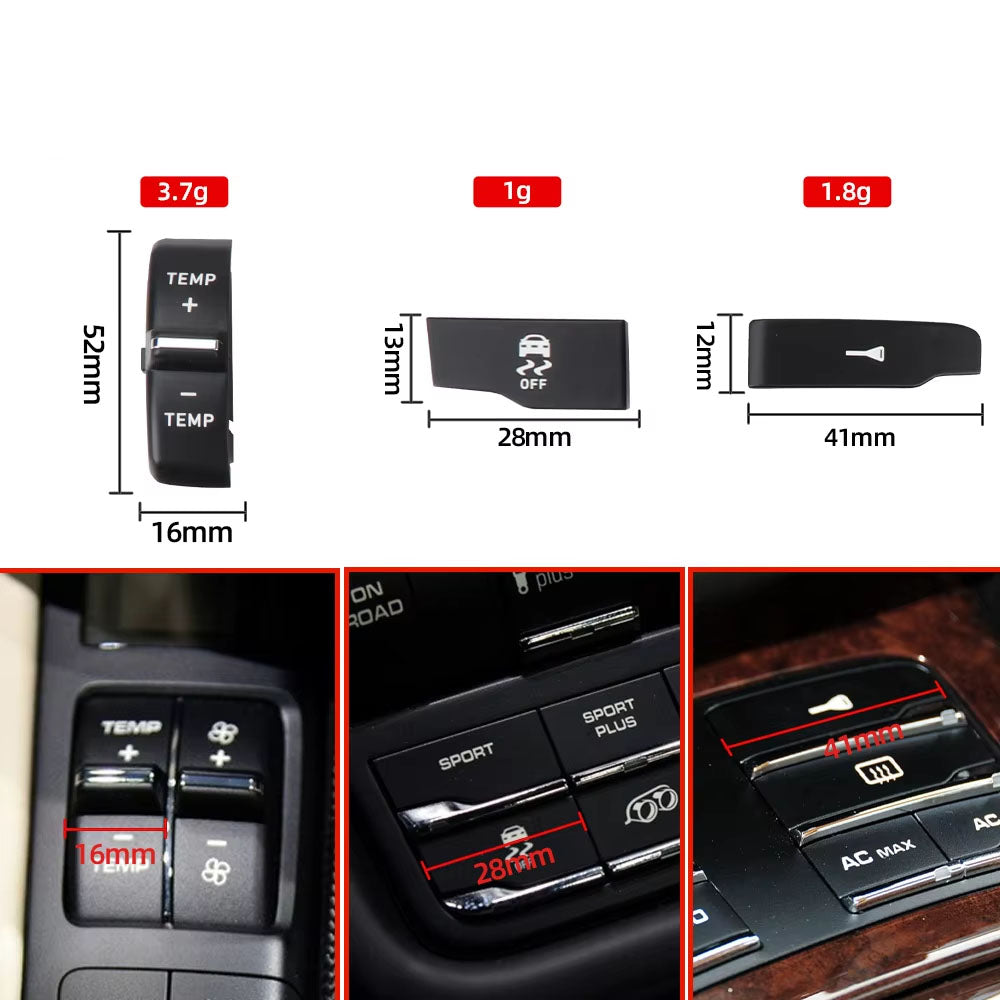 For Porsche Cayenne Macan Palamera Air Conditioner Central Control Button Temperature Regulating Button