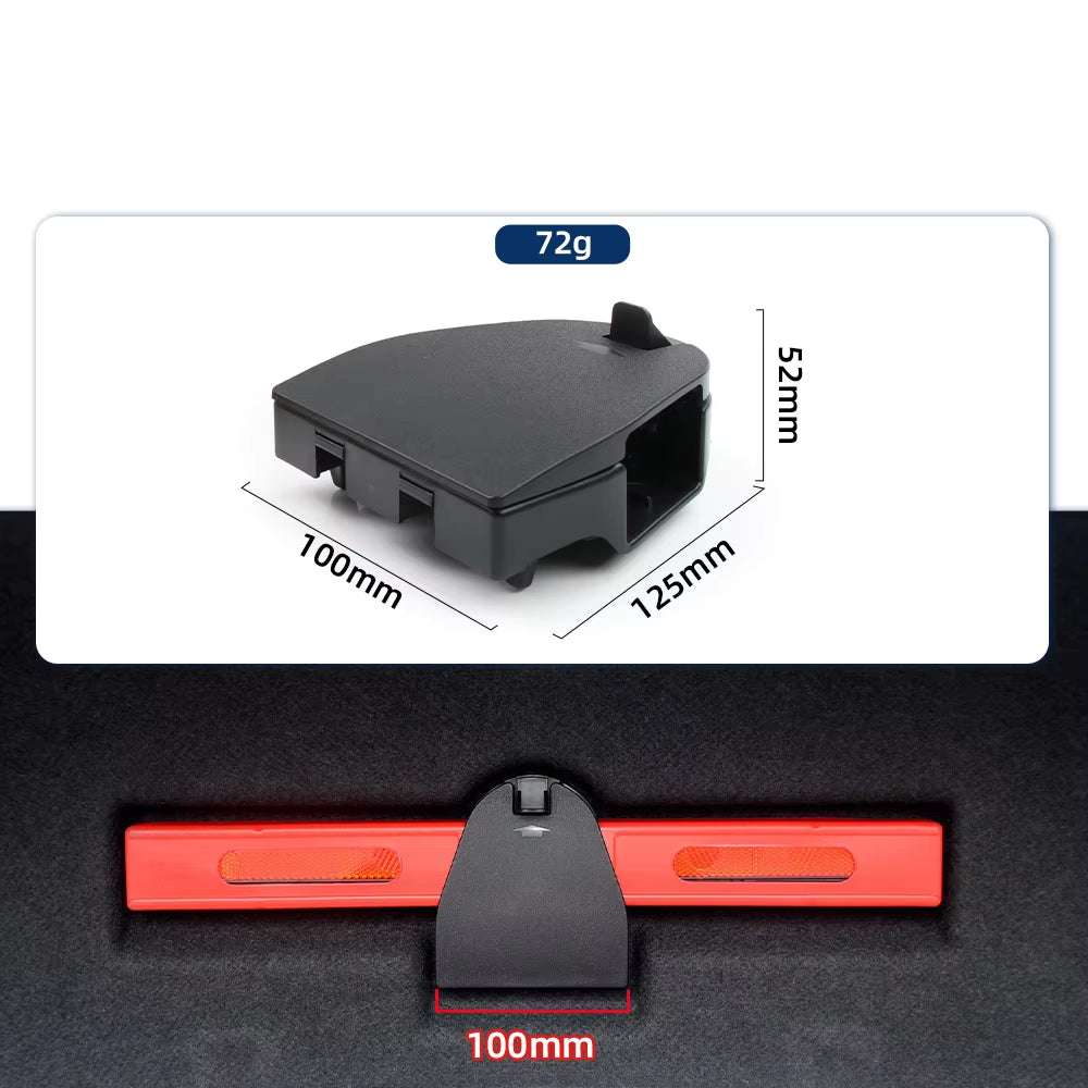 Black Car Rear Trunk Warning Triangle Holder Bracket Mount Replacement For Audi A3 A4 A5 A4L A6L Q5 OE 8W0860285 8T0860285