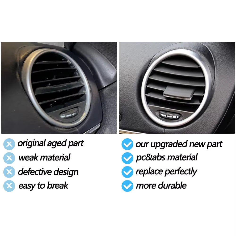 Car Front Dashboard Left Right Central AC Vent Grille Panel Cover For Mercedes Benz W164 M ML GL Class ML300 ML450 2005-2012