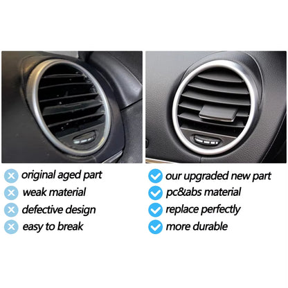 Car Front Dashboard Left Right Central AC Vent Grille Panel Cover For Mercedes Benz W164 M ML GL Class ML300 ML450 2005-2012