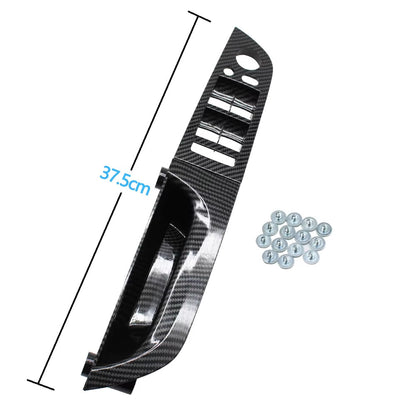 LHD Left Hand Driver Carbon Fiber Interior Door Pull Handle Armrest Panel Full Set For BMW 3 Series E90 E91 316 318 320 325 328