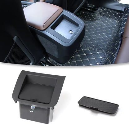 For Volvo XC60 XC90 V90 S60L S90L Rear Armrest Storage Tray Water Cup Rubber Bottom Pad Anti Slip Trim Mat Accessories 31389183