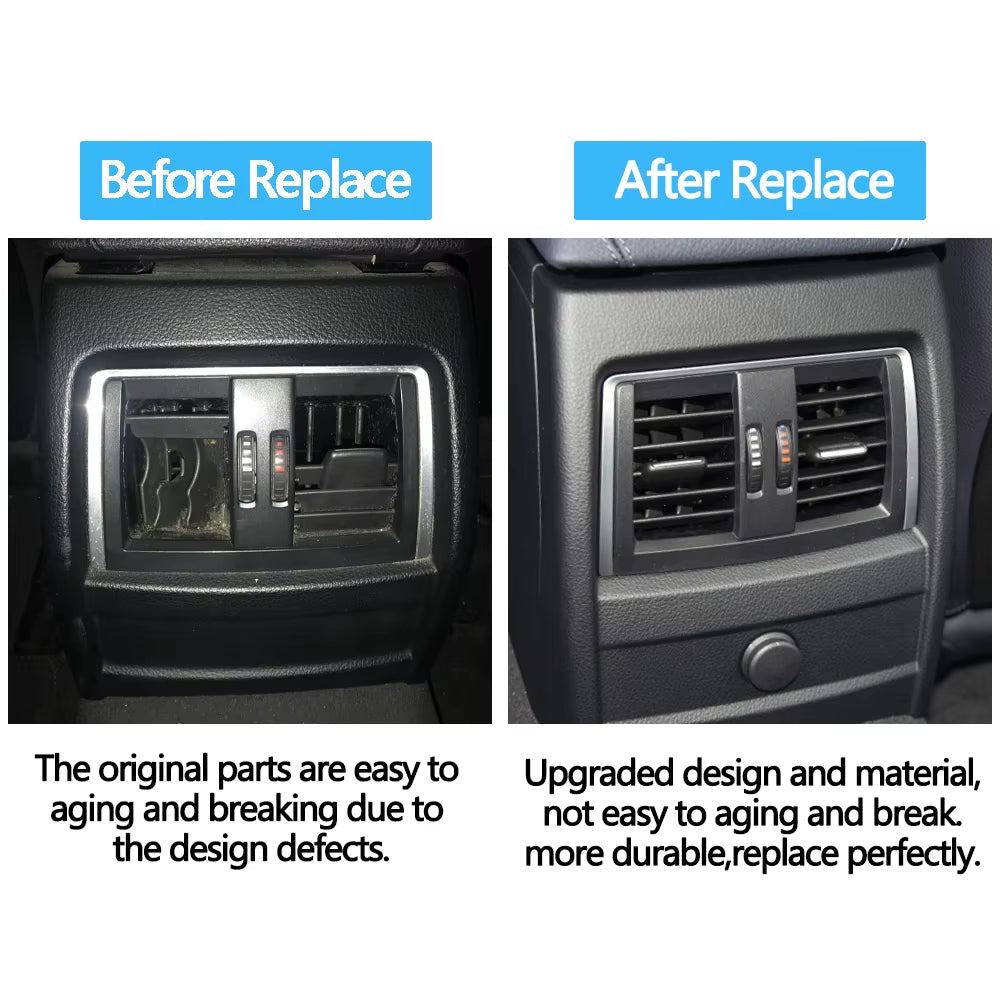 Car Rear Console AC Vent Grille Panel Cover For BMW 1 2 3 4 Series F30 F31 F34 F35 F20 F87 F32 F33 F36 64229265350,64229333675