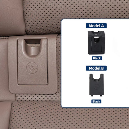 Black ISOFIX Child Seat Belt Buckle Cover For Lexus ES200 ES350 ES300H ES260 Rear Seat Safety Restraint Hook Trim Cap