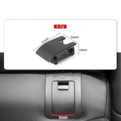 Rear ISOFIX Child Seat Cover Child Safety Seat Trim Panel Cap Fit For Nissan Qashqai Renault Kadjar 2015-2022 88639-DF30A-A242