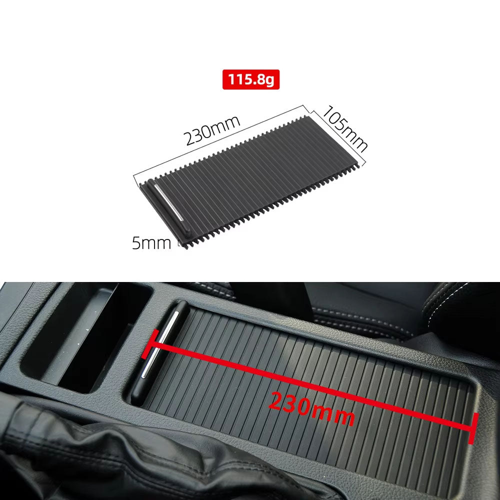 For Subaru Water Cup Drinks Holders Central Control Armrest Curtain Cover Slide Roller For Outback Legacy IMPREZA XV WRX LEVORG
