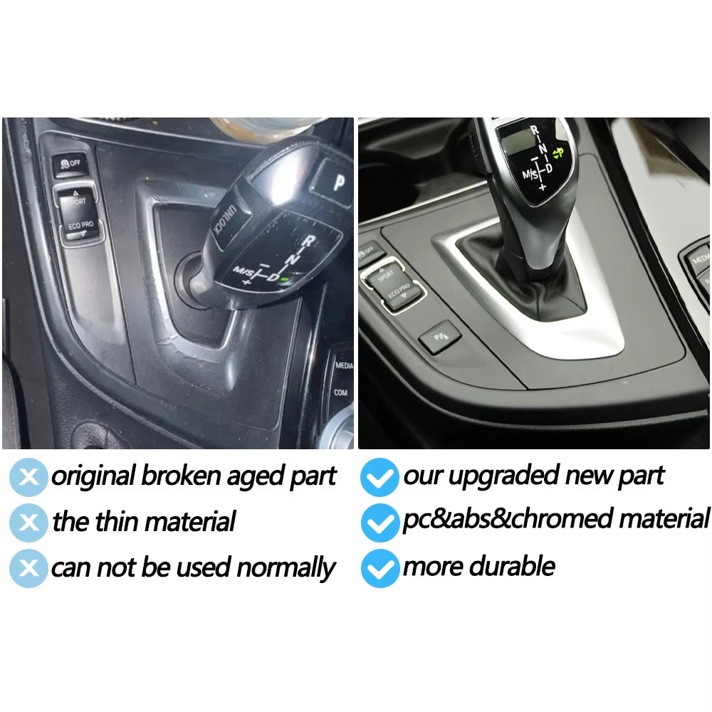 LHD RHD Car Shift Lever Bezel Trim Gear Selector Switch Shifter Cover For BMW 3 4 Series F30 F31 F34 F35 F32 F33 F36 51169234131