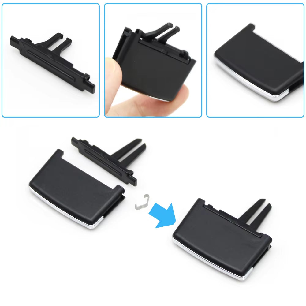 1/2/4PCS Car Air Vent Middle Left Right AC Vent Grille Paddle Clip Slider For Mercedes Benz E Class Cabriolet Coupe W207 E350