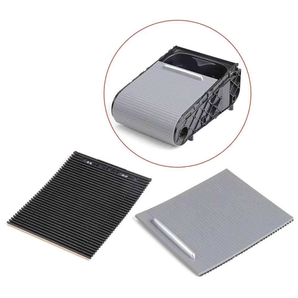 For Volkswagen Passat CC B6 B7 Car Front Center Console Sliding Shutters Cup Holder Roller Blind Cover Replacement 3CD857503