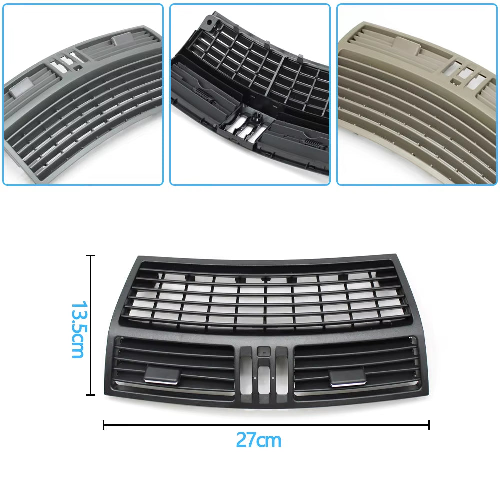 Car Front Dashboard Middle AC Vent Central Air Vent Grille Panel Cover For Mercedes Benz S Class W220 S300 S350 S500 1998-2005