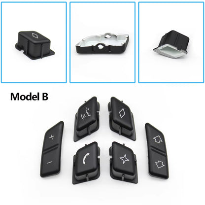 Car Steering Wheel Button Control Switch Cover Replacement For BMW 3 Series X1 E90 E91 E92 E93 E84 61316959893 61316959894