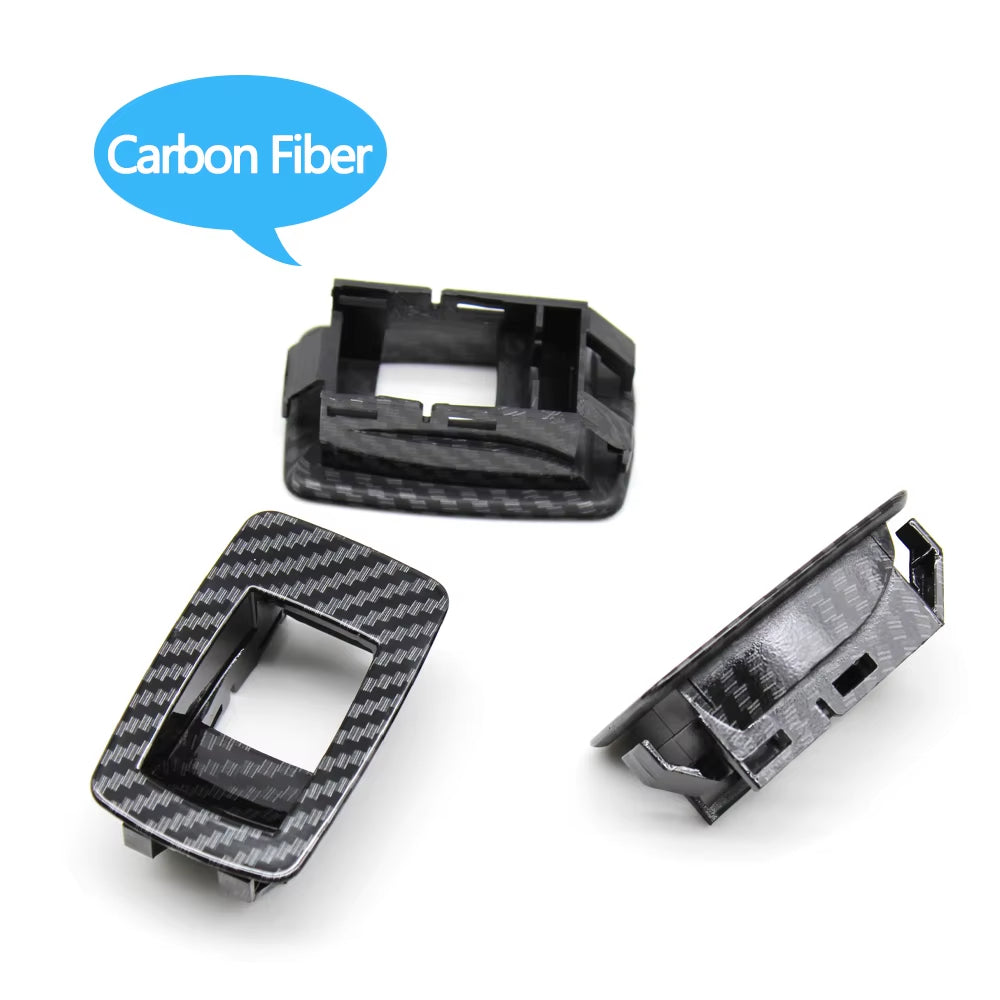 3pcs Front Rear Passenger Door Window Switch Cover Panel Replacement For BMW 3 Series E90 E91 316 318 320 325 328i 2004-2012