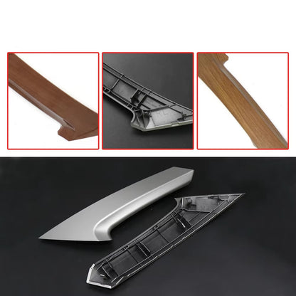 Car Front Rear Door Handle Cover Silver Car Interior Trim Indoor Door Handle Armrest Replacement For Toyota Camry 2006-2011