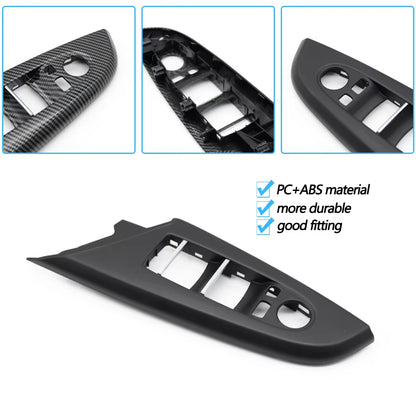 LHD RHD Car Front Rear Door Window Lift Switch Cover Trim Outer Frame Replacement For BMW X3 F25 2011-2017