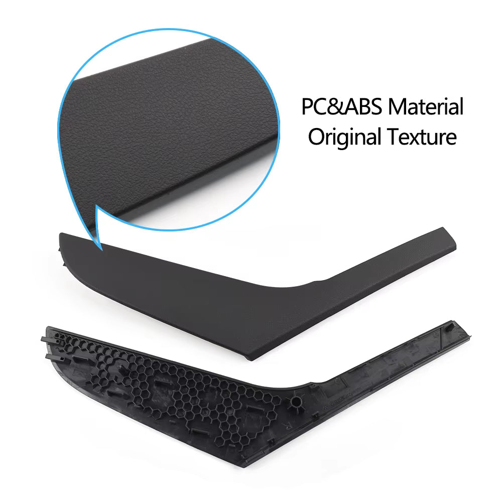 Black Car Interior Door Left Right Pull Handle Cover Trim For Volkswagen VW Golf 6 GTI MK6 2009 2010 2011 2012 2013 2014