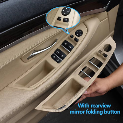 LHD Car Interior Driver Door Pull Handle Armrest Panel Trim for BMW 5 Series F10 F11 F18 520 523 525 528 530