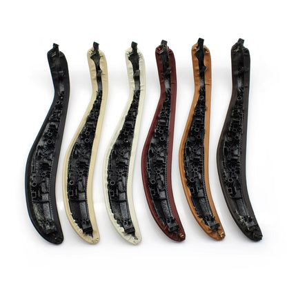 Left Right Interior Door Pull Handle Leather Outer Cover Replacement For BMW 5 Series G30 G31 F90 2018 2019 2020 2021 2022 2023