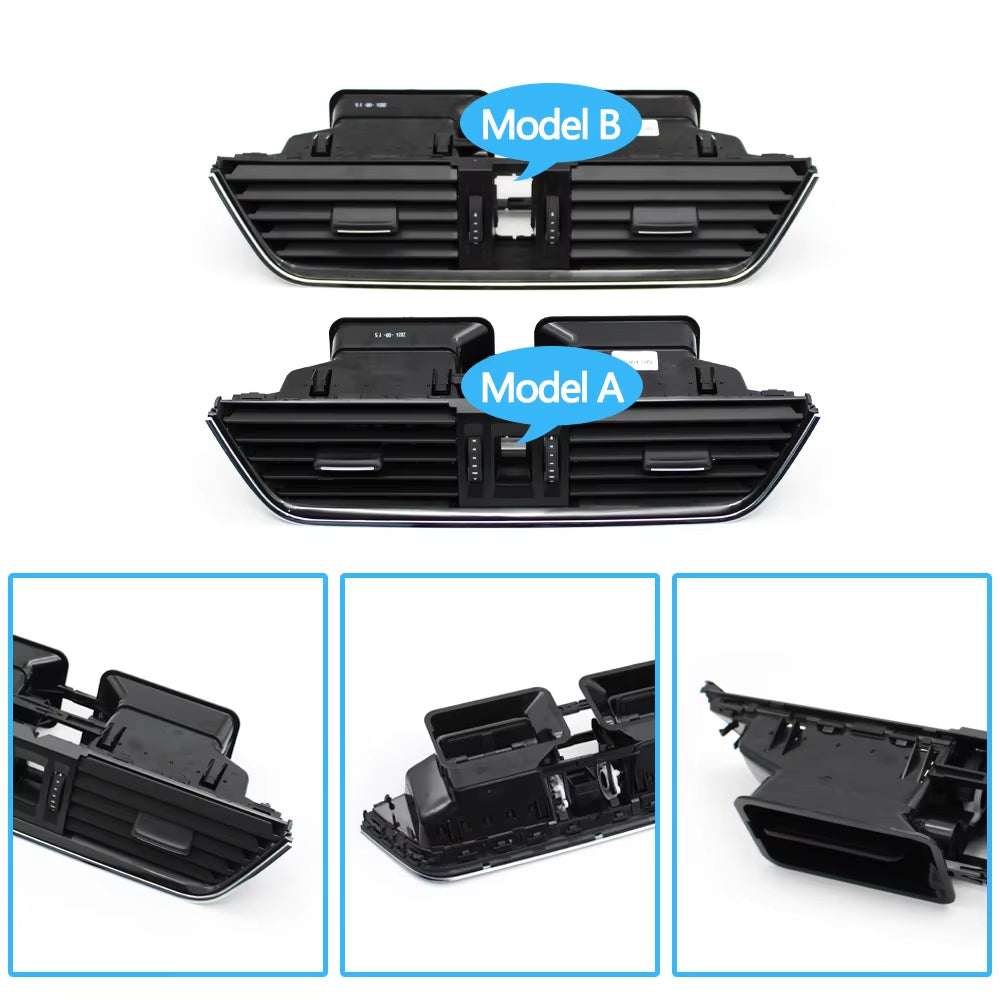 Car Front Rear Dashboard Air Vent AC Vent Grille Assembly For Skoda Octavia 3 A7 5E MK3 2015-2021 5E0820951,5E0819702,5ED819203