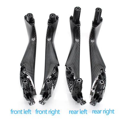 4pcs Set Car Front Rear Left Right Door Handle Inside Cover Trim For BMW 5 Series G30 G31 G38 F90 2017 2018 2019 2020 2021