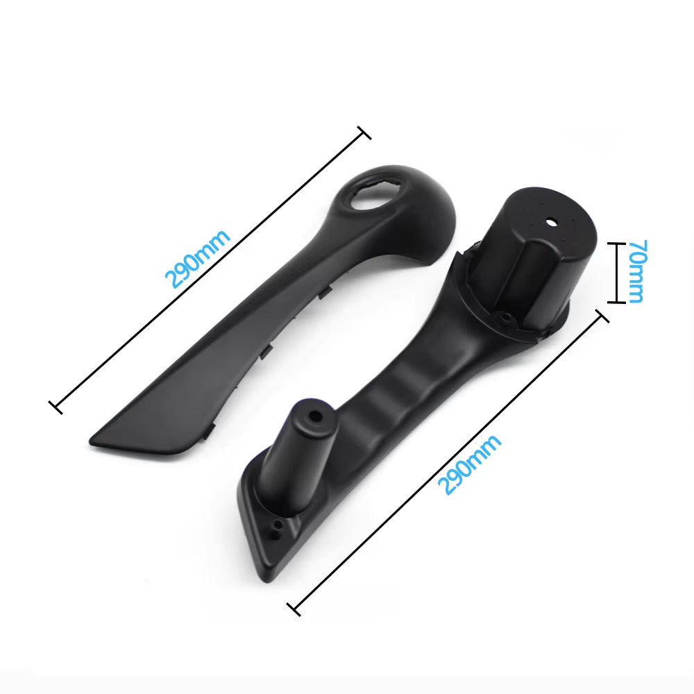 2PCS LHD Car Interior Door Front Left Right Pull Grab Inner Handle Outer Cover For Renault Koleos I 2008-2016