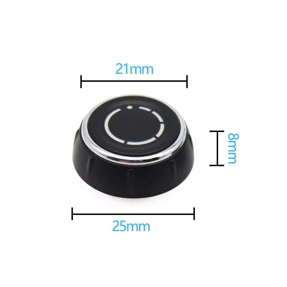 Car Center Console Audio Volume Knob Cover CD Control Switch Button For Porsche Cayenne Panamera Macan Boxster 911 718 970