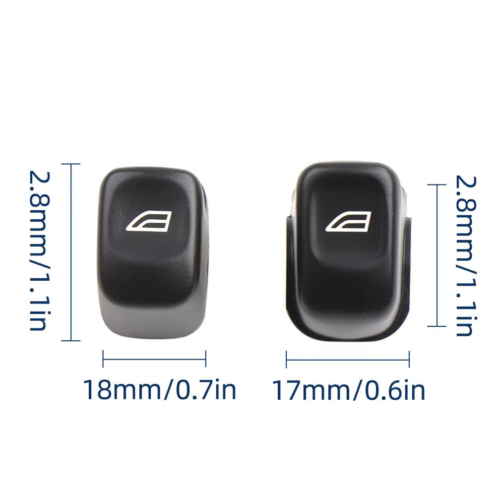 31295164 For Volvo V70 XC70 S80 S60 XC90 Black Regulator Button Cover Front Rear Window Glass Lifter Switch Button Cap