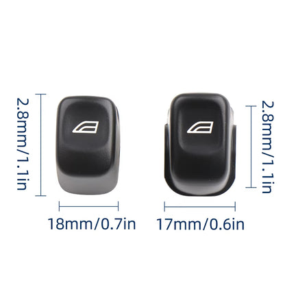 31295164 For Volvo V70 XC70 S80 S60 XC90 Black Regulator Button Cover Front Rear Window Glass Lifter Switch Button Cap