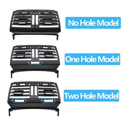 LHD RHD Car Rear Fresh Air Conditioning AC Vent Grille Outlet Cover ForBMW X5 X6 E70 E71 E72 2007-2013