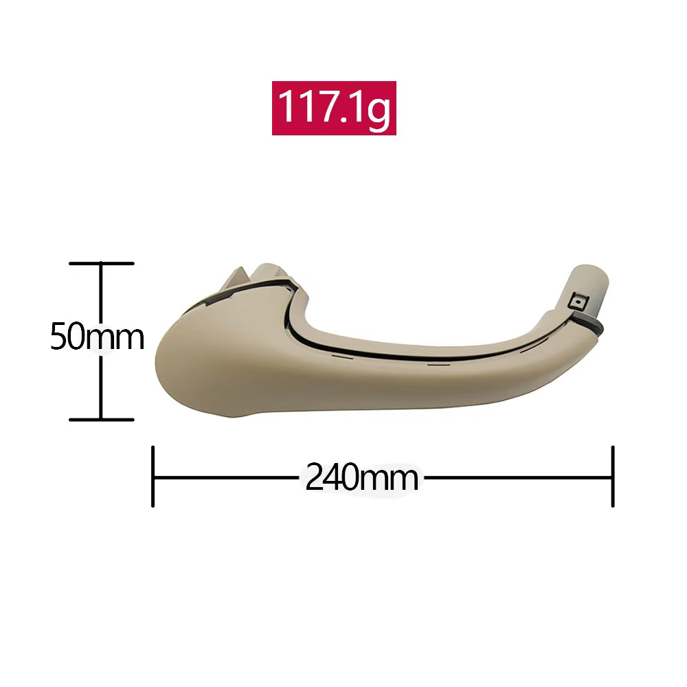 2PCS/4PCS Car Interior Accessories Front Left Right Door Pull Handle Set Replacement For Mercedes Benz W203 C Class 2000-2007