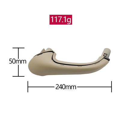 2PCS/4PCS Car Interior Accessories Front Left Right Door Pull Handle Set Replacement For Mercedes Benz W203 C Class 2000-2007
