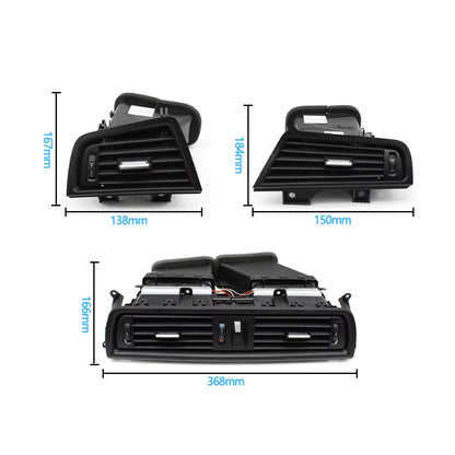 Car Dashboard Left Right Middle Rear Air Conditioning AC Vent Assembly For BMW F10 F11 64229166885,64229166883,64229166884