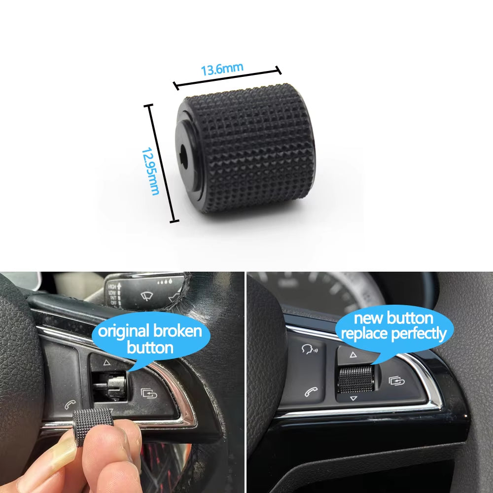 Car Steering Wheel Buttons Volume Adjustment Roller For Skoda Octavia Superb A7 Karoq Kodiaq Fabia Rapid Scala Citigo 5E0919719C