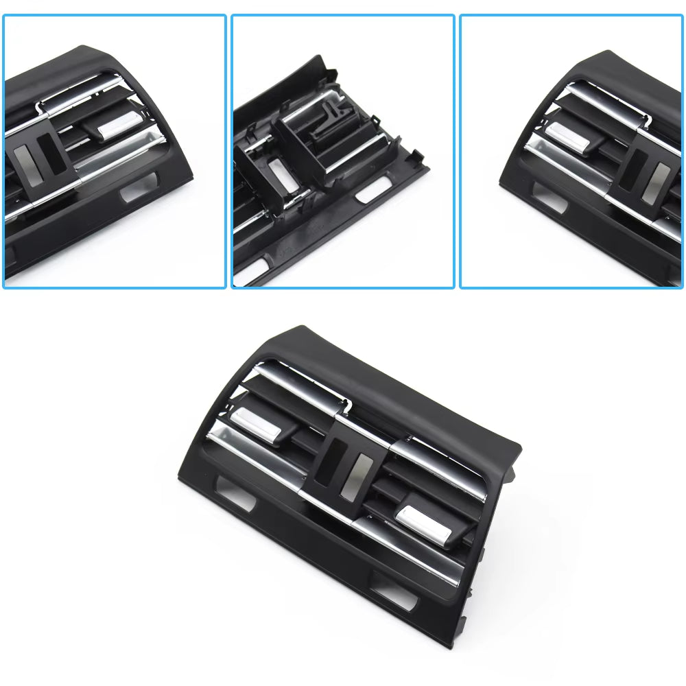 Car Rear Center Console Air Vent Panel AC Vent Grille Outlet Cover For BMW 7 Series F01 F02 F04 730 735 740 745 750 64229118249