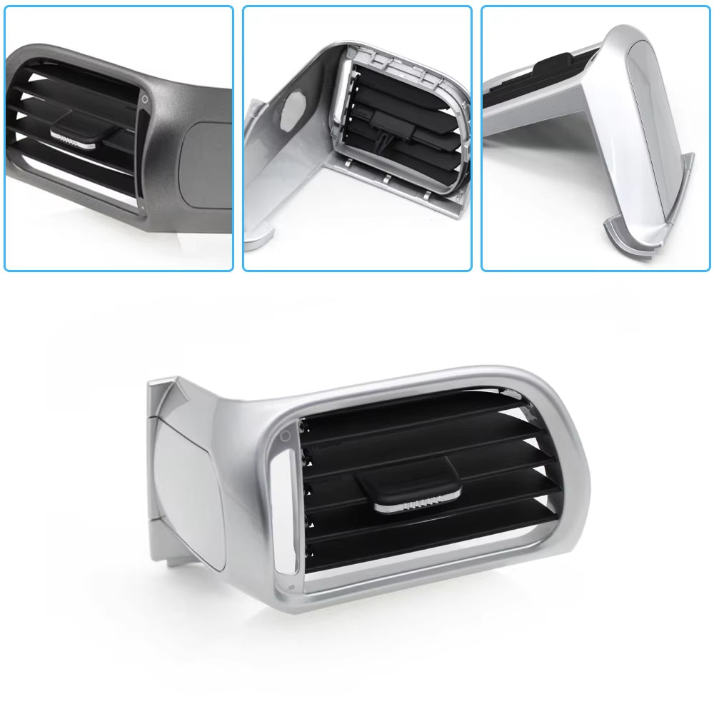 Gray Silver Car Left Right Center Air Vent Grille AC Vent Oulet Cover Panel For Porsche 911 Carrera Targa GT2 GT3 997 2004-2011