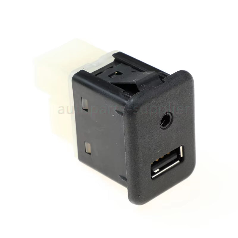New 25832462 Audio Player USB Receptacle Black Matte 1 USB For Buick Allure LaCrosse Chevrolet Camaro Sonic Volt Terrain