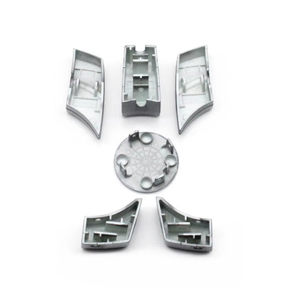 Silvery Car CIC IDrive Multi-Media Knob Menu Button Cover For BMW 1 3 5 X1 X5 X6 Series E87 E90 E91 E92 E60 E84 E70 E71 E72