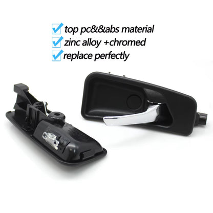 Car Inner Front Rear Left Right Chrome Door Pull Handle Assembly For Mercedes Benz G Class W463 2004-2018