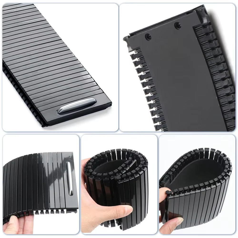 T2H3071 For Jarguar Land Rover Water Cup Holder Cover Curtain Sliding Roller Blind Shutter 2016-2019XF 2018-2019XE