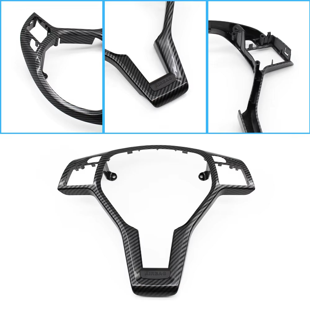 Car Steering Wheel Frame Trim Cover For Mercedes Benz AMG Style A B C E GLK GLA CLA CLS Class W176 W246 W204 W212 W156 W117