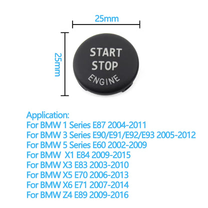 Start Stop Push Button Ignition Switch Cap For MW 3 Series X1 X5 X6 E90 E91 E92 E93 E87 E60 E84 E70 E71 E89