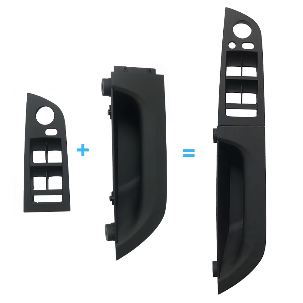 LHD Left Driver Door Armrest Interior Door Pull Handle Full Set Replacement For BMW 3 Series E90 E91 316i 318i 320i 325i 328i