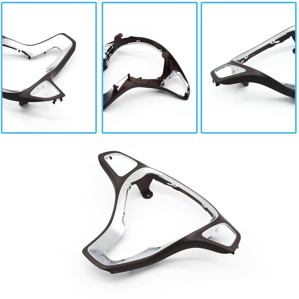 Car Central Armrest Drink Cup Holder Roller Shutter Frame Panel For Mercedes Benz W204 C C180 C200 C