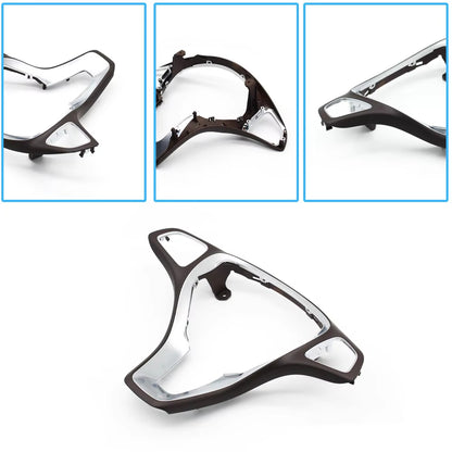 Car Central Armrest Drink Cup Holder Roller Shutter Frame Panel For Mercedes Benz W204 C C180 C200 C