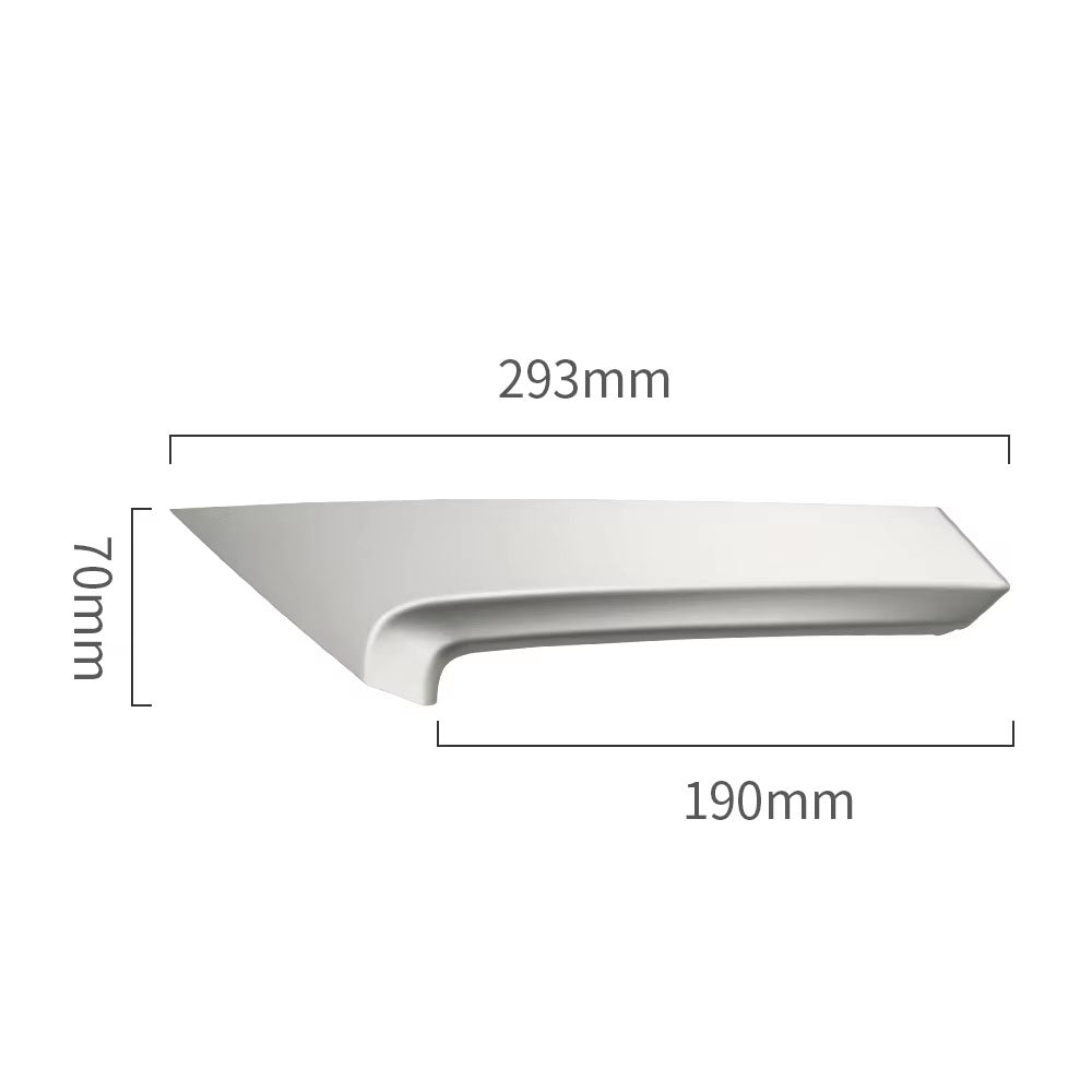 Car Front Rear Door Handle Cover Silver Car Interior Trim Indoor Door Handle Armrest Replacement For Toyota Camry 2006-2011