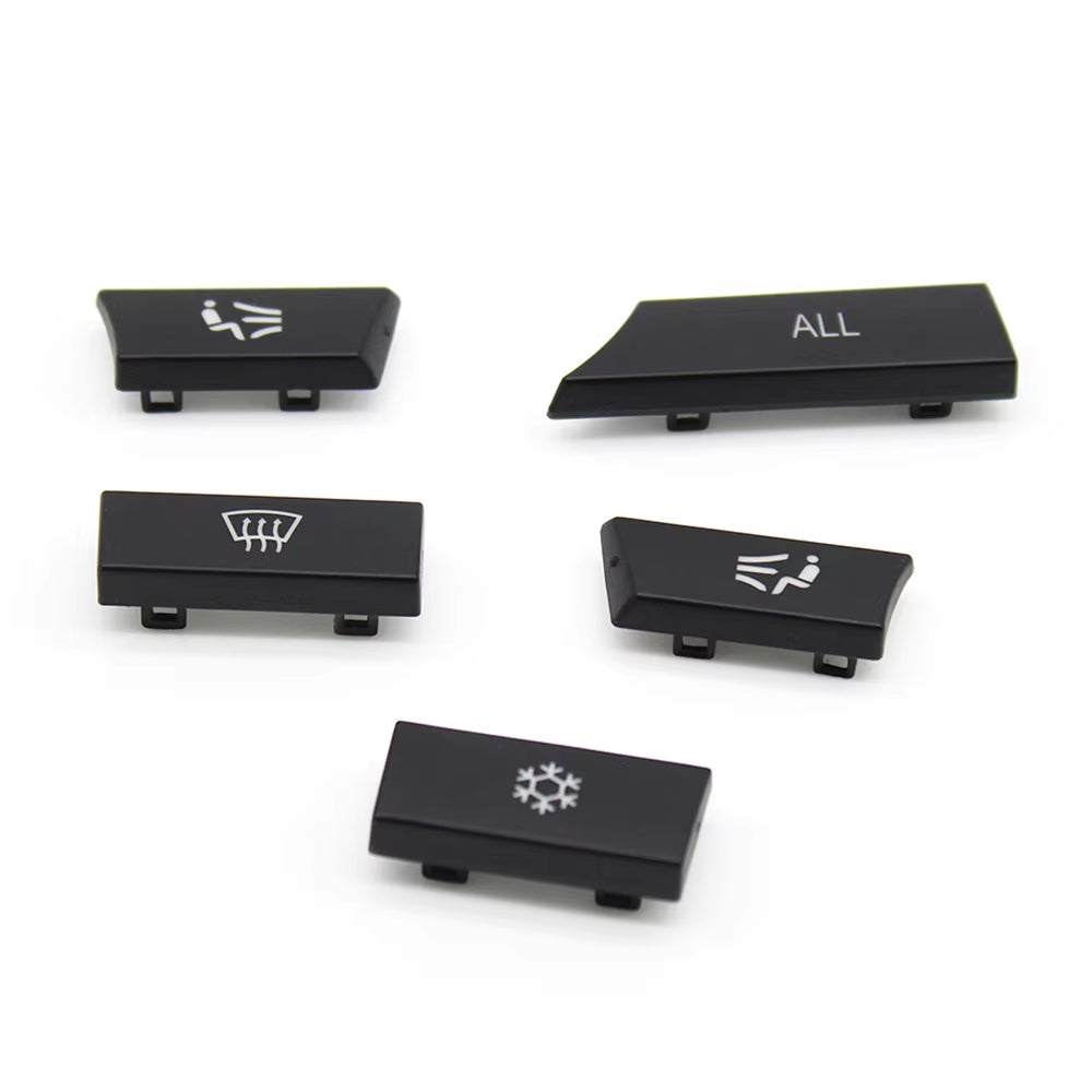 11/12/14pcs Dashboard Air Conditioner AC Button Heater Switch Cover For BMW 5 6 7 Series X5 X6 F10 F18 F06 F12 F01 F02 F15 F16
