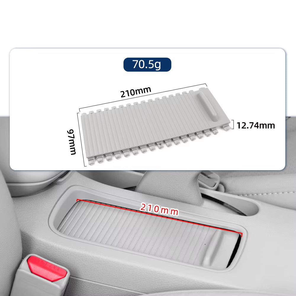 96965-3RA0B Sliding Shutter Roller Cover For Nissan Bluebird Sylphy 2012-2017 Car Center Console Water Cup Holder Accessories