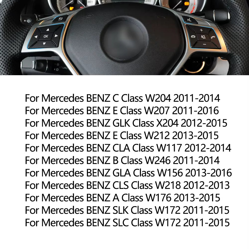 W204 X204 W212 W156 W246 W207 W117 W218 Car Steering Wheel Control Menu Control Switch Button For Mercedes BENZ C E A GLK Class