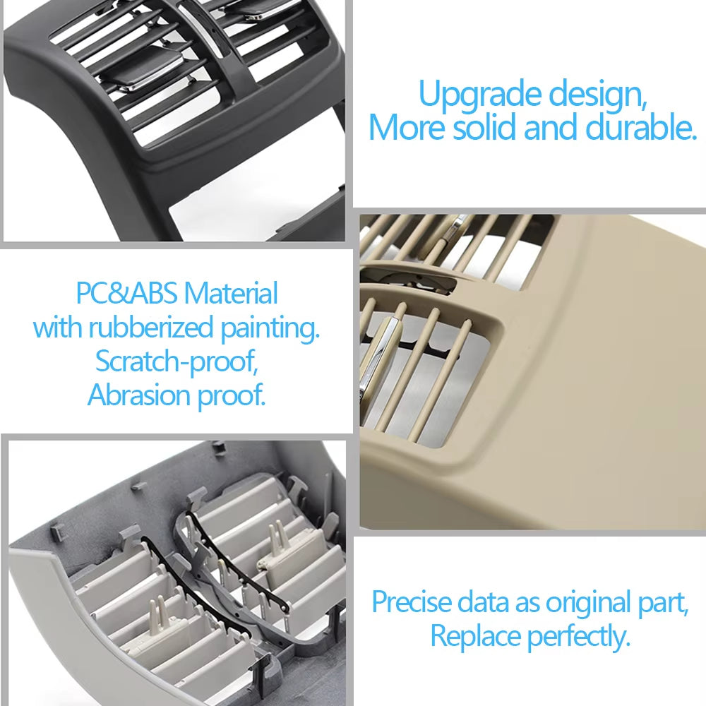 Model A Sedan Rear Air Conditioner Vent Grille Outer Cover Panel For Mercedes Benz W212 E Class E200 E260 E300 2009-2012