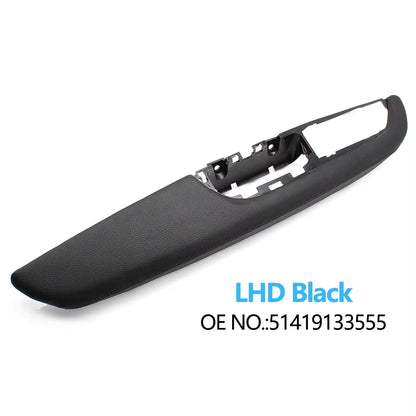 LHD Front Left Interior Door Handle Armrest Outer Frame Panel Replacement For BMW X5 X6 E70 E71 E72 2007-2013